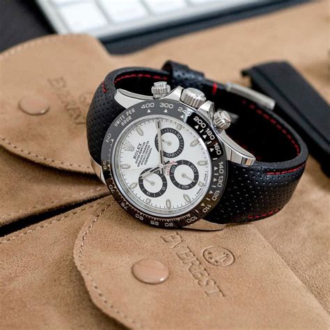 rolex daytona steel strap|best straps for rolex daytona.